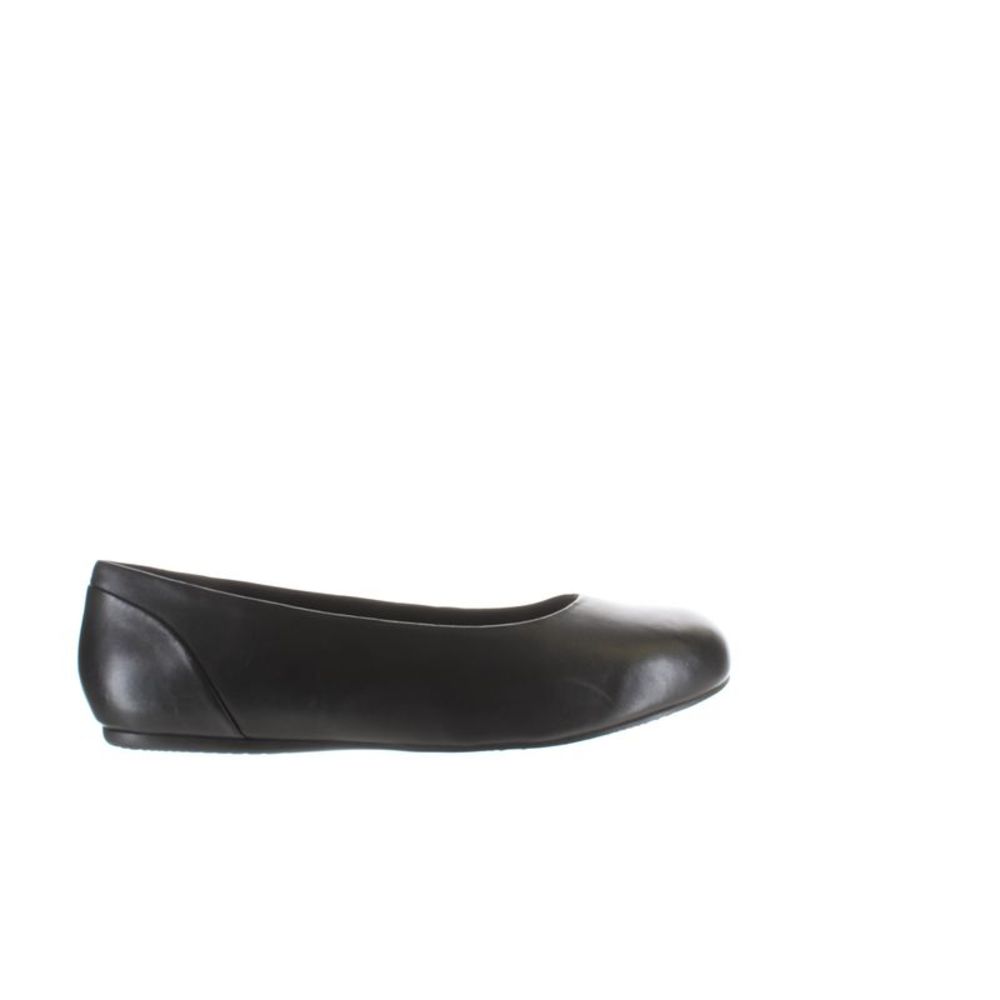 Softwalk Womens Sonoma Black Ballet Flats Size 10.5 Wide (C,D, W)
